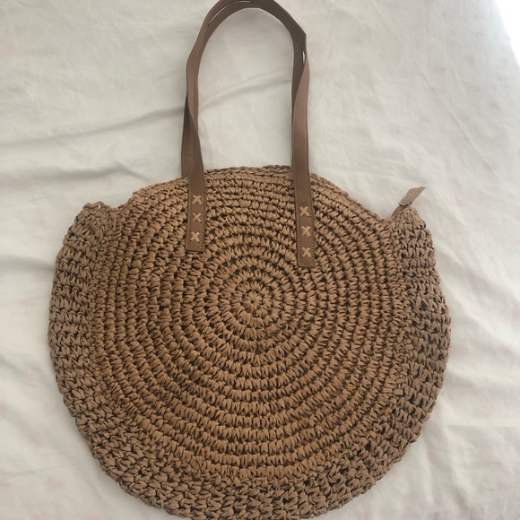 Rattan Summer Beach Shoulder Tote - Picture 5 of 6